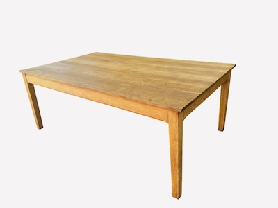 table de ferme ancienne en chene massif clair